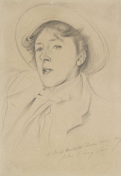 Portrait of Vernon Lee, 1889 by John Singer Sargent